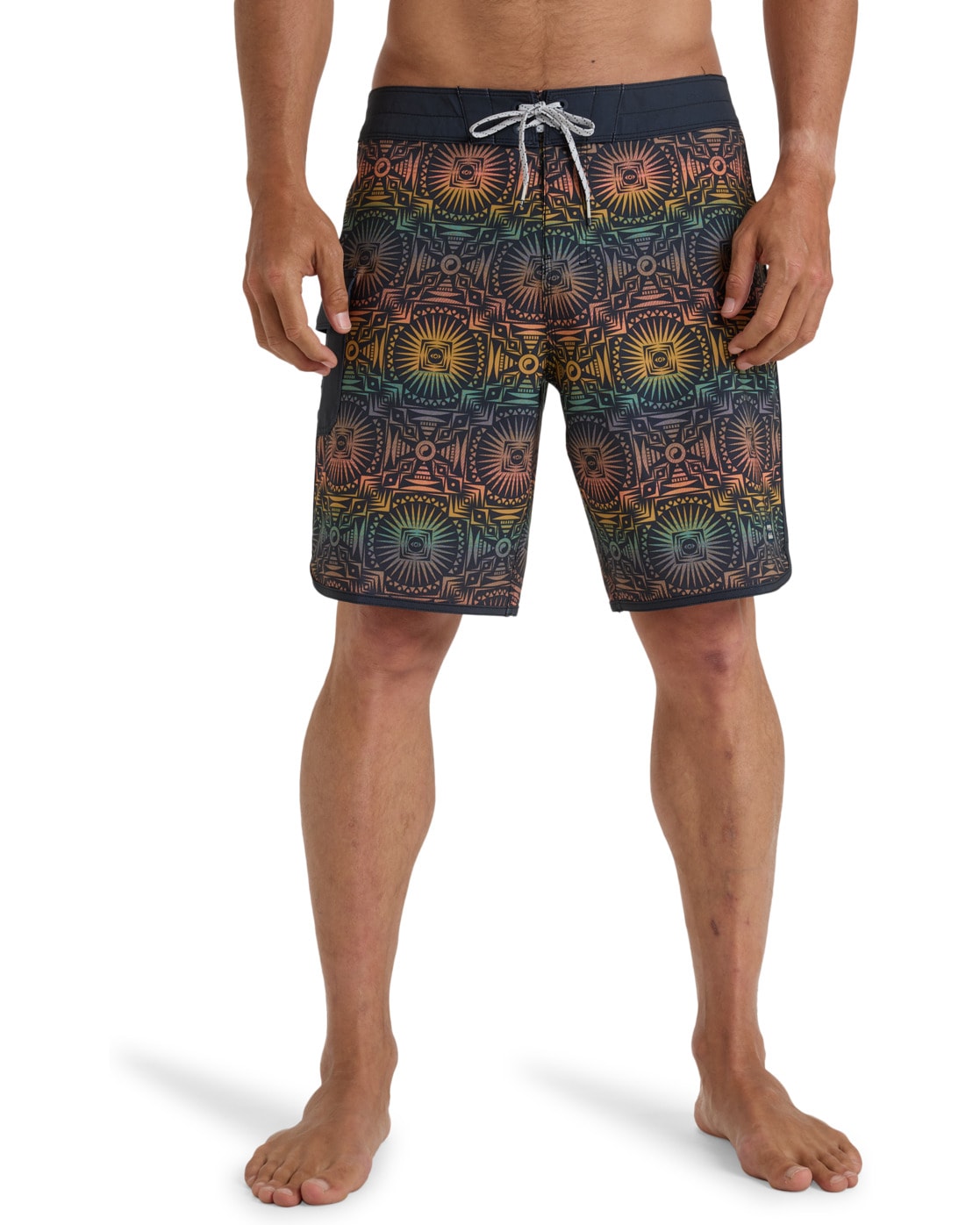 Boardshorts BILLABONG "73 Theme Pro 18.5", Herren, Gr. 31SM, schwarz, 90% Polyester, 10% Elasthan, Hosen Image