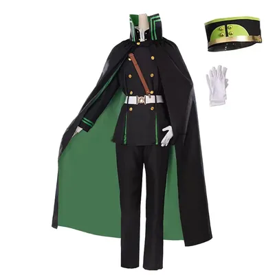 Anime Cosplay Yuichiro Hyakuya Kostüm Party Uniform Full Set Männlichen Anzug Halloween Militär Outfits Image
