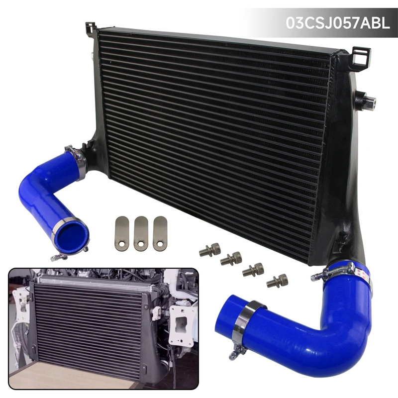 Ladeluft kühler Schlauch Kit Leistung Aluminium Front halterung für VW Arteon Golf R MK8 GTI VAG EA888 Gen.4 Leon Fmic Audi Skoda Passat Image