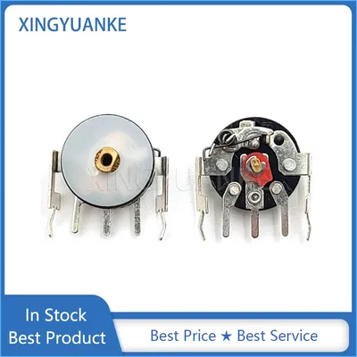 5PCS Gerade Fuß Mit Halterung RV12MM B10K B50K B103 B503 Radio Schalter Power Verstärker Volumen Image