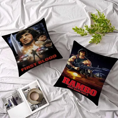 Film F-First Blood Kissenbezug Toon Geschenk Kissenbezug Schlafzimmer Home Sofa Stuhl Sitz Dekor Kissenbezug Image