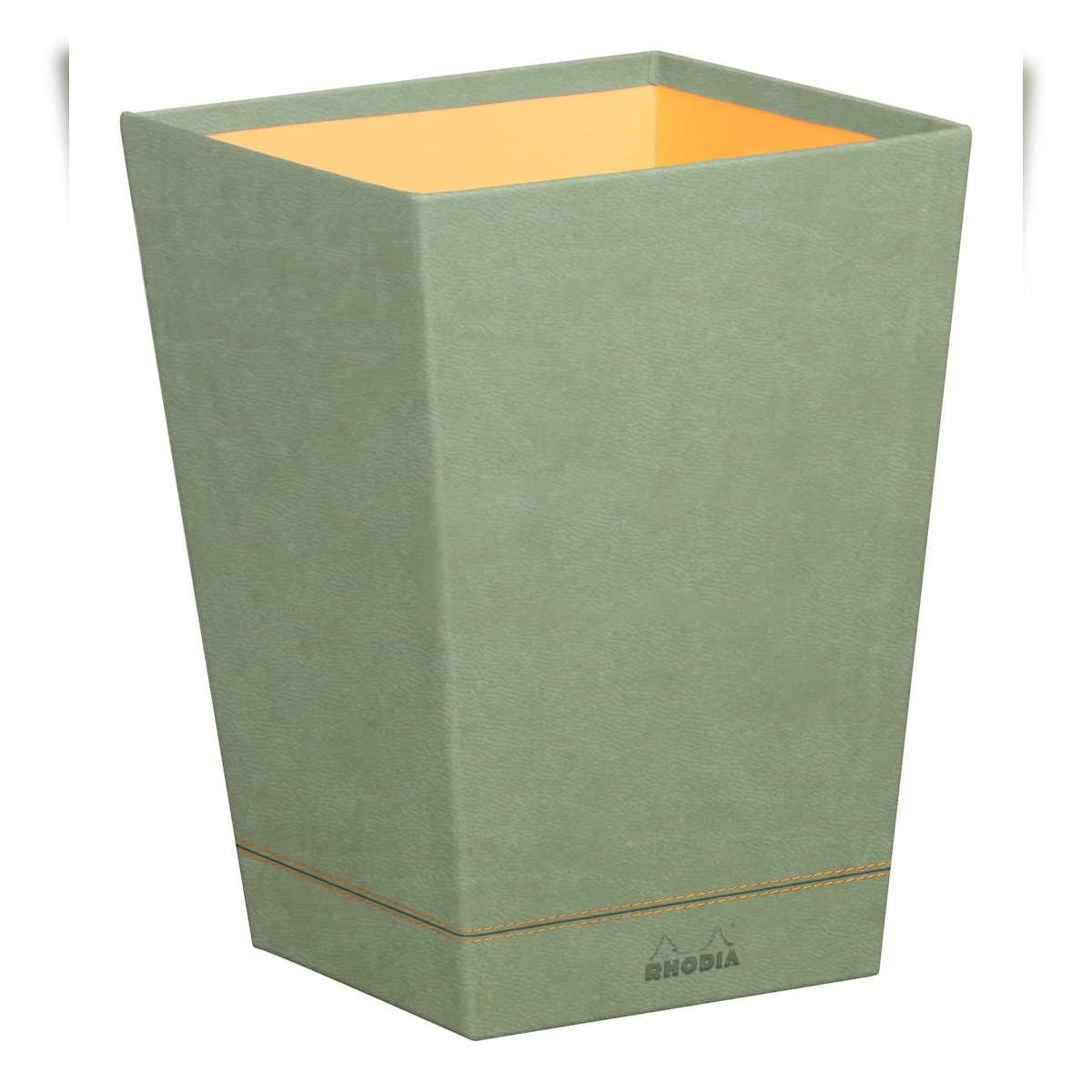 Rhodiarama Papierkorb aus Kunstleder, 27x27x32cm - Seladon 194624C Image