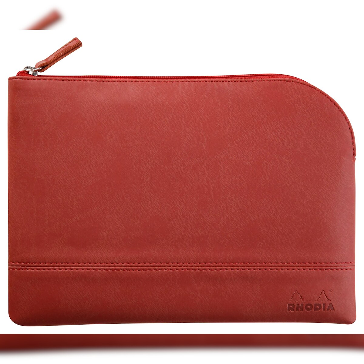 Rhodiarama Etui aus Kunstleder mit Reißverschluss, 16x22 cm - Nacarat 116628C Image