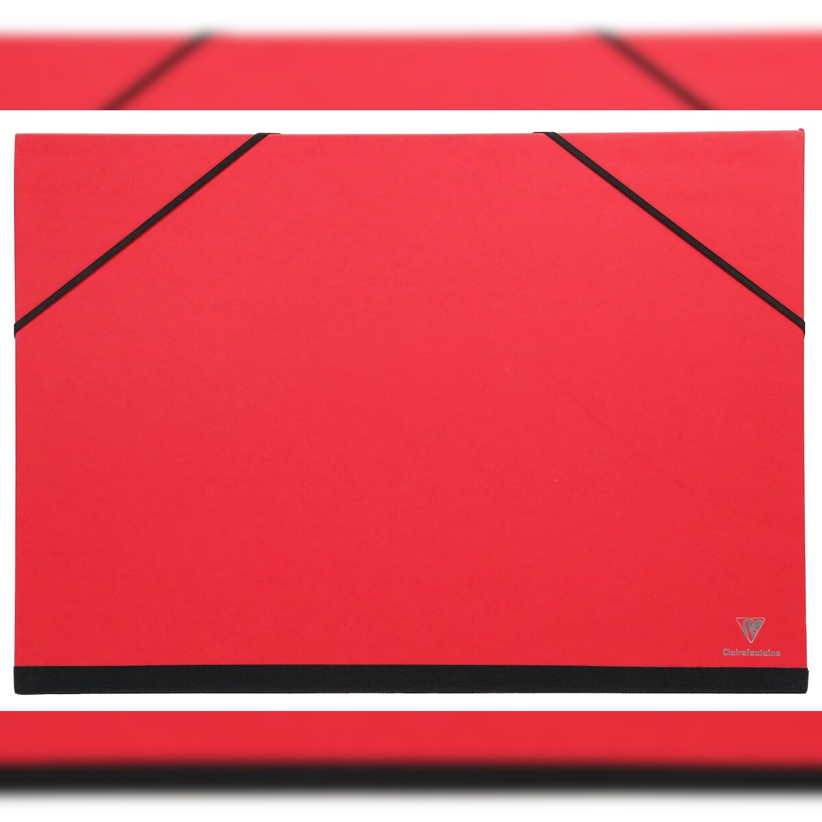 Clairefontaine 6x Zeichenmappe mit Gummizug 52x72 cm - Rot 144405C Image
