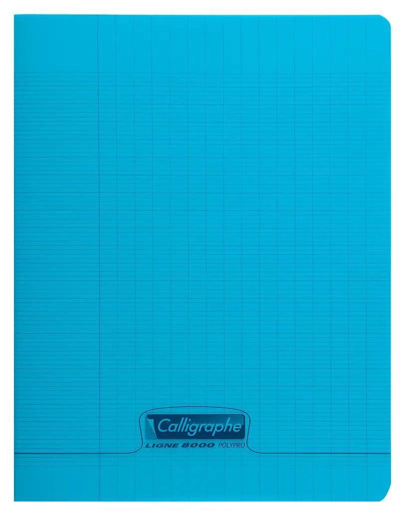 Calligraphe 10x PIQ.8000 PP BLEU 17X22 140P SEYES 90G- Blau 18242C Image