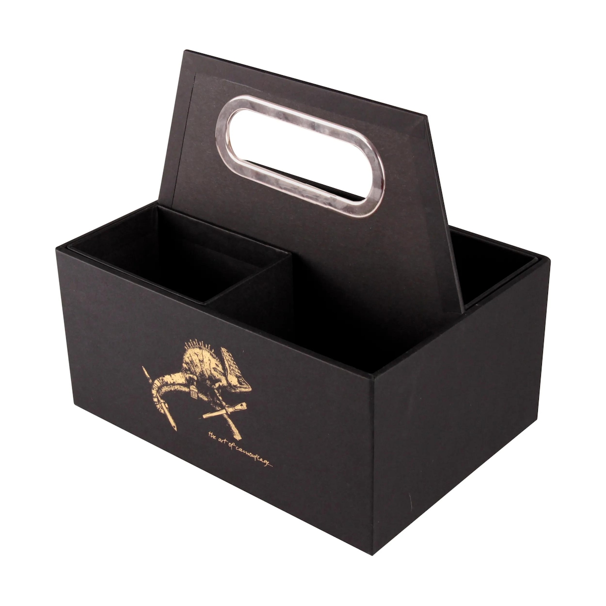 Clairefontaine 2x Flying Spirit, tragbare Box für Schreibaccessoires, 22x14x19 cm - Schwarz 116031C Image