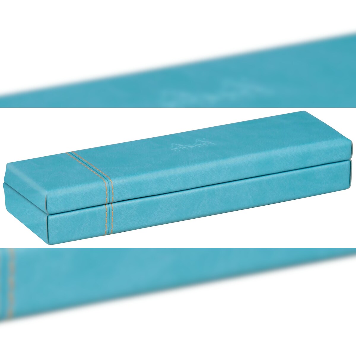 Rhodiarama Stiftebox aus Kunstleder, 21x5,5x3cm - Türkis 318877C Image