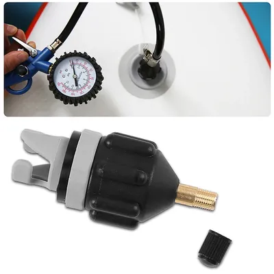Surfboard Air Pump Adapter Inflatable Stand Up Paddle Board Rubber Boat Kayak Valve Tire Compressor