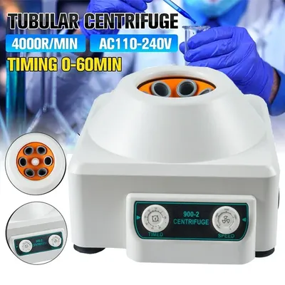 Laboratory Electric Centrifuge 900-2 Low Speed 4000rpm 2086xg 6*20ml EU US Plasma Serum PRP PRF