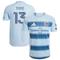 Mason Toye Men's adidas Light Blue Sporting Kansas City 2025 One KC Authentic Custom Jersey