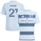 Manu Garcia Youth adidas Light Blue Sporting Kansas City 2025 One KC Replica Custom Jersey