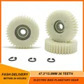 Ingranaggi planetari 36T per bicicletta elettrica 47,3x13,5 mm con cuscinetto da 8 mm Ingranaggio a denti in nylon per bici per accessori per ingranaggi motore Bafang 500W