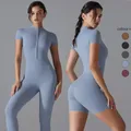 Body da donna Fitness Body sportivo Tuta da yoga Traspirante Asciugatura rapida Sport Abbigliamento da yoga Palestra da donna Push Up Allenamento