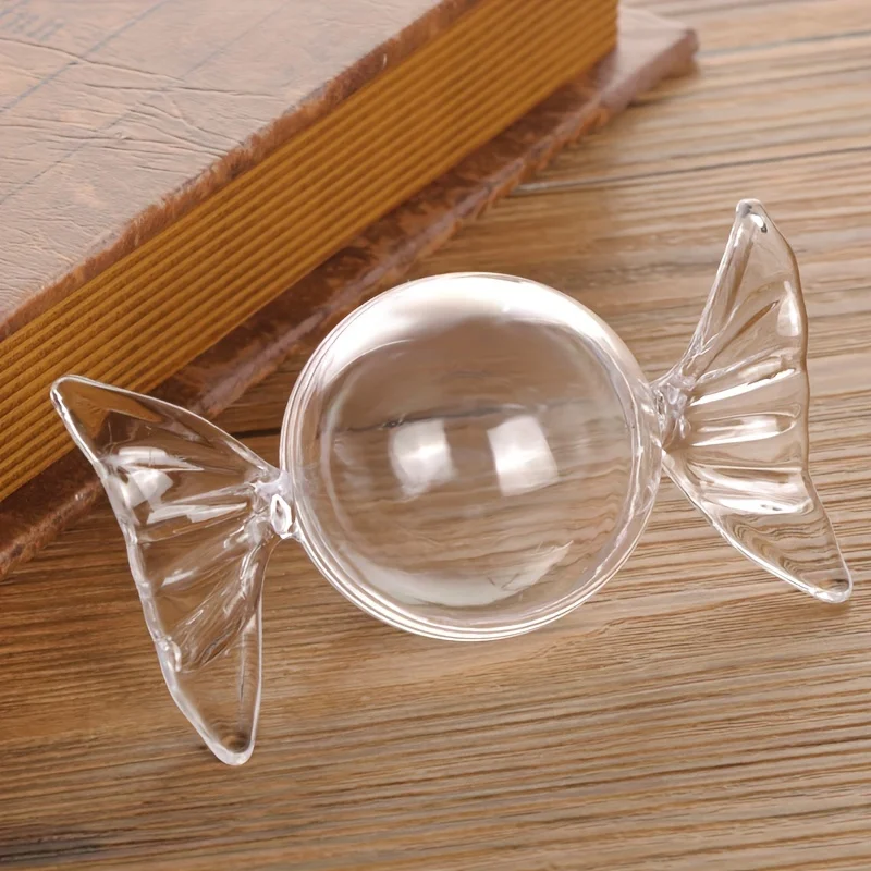 12 pezzi, scatole di caramelle in plastica trasparente, scatole per imballaggio di caramelle, mini bottiglie, scatole regalo di caramelle, decorazioni per feste di compleanno