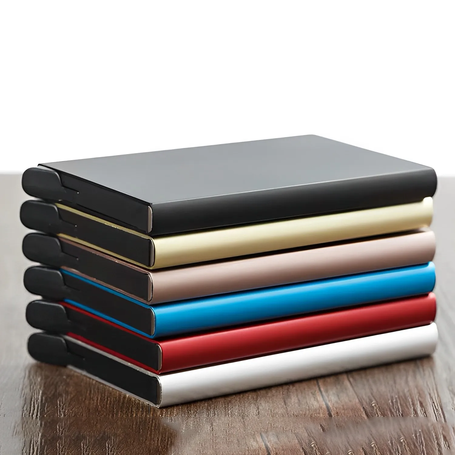 ID Porta carte di credito Porta carte di credito Portafoglio di marca di lusso Uomo Donna Anti Rfid Blocco protetto Magic Slim Mini Portafogli per soldi piccoli