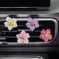 2 pezzi di clip per profumo per auto, decorazioni per prese d'aria per fiori, condizionatore d'aria per auto, accessori per la decorazione di interni personalizzati