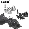M3 * 4*10mm Vite a spalla Kingpin con incisione a testa tonda esagonale per 1/10 RC Crawler SCX10 AR44 AR45 Capra Asse Vanquish F10 H10 Asse
