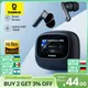 Baseus Bowie M2s Ultra Auricolari wireless Smart Screen 52dB Cancellazione del rumore Cuffie Bluetooth 5.4 Auricolari audio spaziale 3D