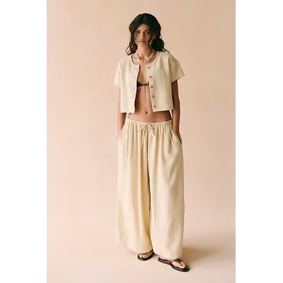 Set The Vibes Pant Set by free-est at Free People in Biscotti, Size: Small