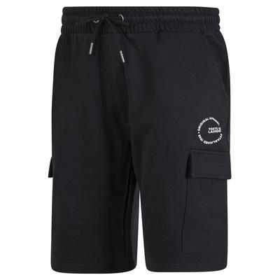 Jogger Shorts Layden Multi-Pocket Brushback Fleece Jogger Cargo Shorts in Sky Captain Navy / M - Tokyo Laundry