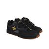 Skateschuh DC SHOES "Kalynx Zero", Gr. 12,5(46,5), gold (schwarz, gold), Obermaterial: Leder (Kuh) / Futter: Textil / Außensohle: Gummi, Schuhe