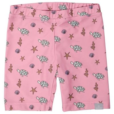 maximo - Kid's Mini Radlerhose Badestoff Print UV 50 - Lycra Gr 98/104 rosa