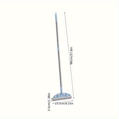 TEMU New Upgrade Soft Rubber Broom Head: Flexible, Wear-resistant, And Easy To Clean - Suitable For Home, Bathroom, Kitchen, And Outdoor Use Image