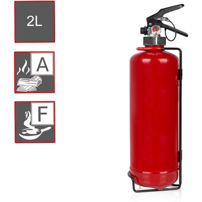 Smartwares - Fettbrand Feuerlöscher, Brandklassen a und f, Manometer, 2 Liter Image