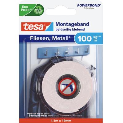 Unbekannt - tesa ultra strong 77746-00000-00 Montageband tesa® Powerbond Weiß (l x b) 1.5 m x 19 mm Image