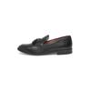 Loafer HENRY STEVENS "Wallace TL", Herren, Gr. 44, schwarz, Leder, elegant, Schuhe