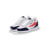 Sneaker FILA "FILA HYPERT", Gr. 42, weiß, fila navy, fila rot, Synthetik, Textil, Leder, sportlich, Schuhe