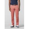 Chinos MEYER "ROMA Art.1-5070", Herren, Gr. 26, Normalgrößen, rot (melone), 96% Baumwolle;4% Elasthan, unifarben, regular fit lang, Hosen, mit buntgewebtem Innenfutter