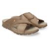 Pantolette PANAMA JACK "Salman", Herren, Gr. 41, grau (taupe), Nappaleder, vintage, casual, Schuhe, Sommerschuh, Hausschuh, Strandschuh mit Softfußbett