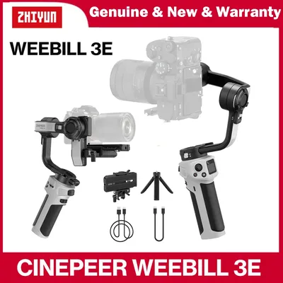 ZHIYUN CINEPEER WEEBILL 3E 3-Axis Handheld Camera Gimbal Stabilizer for DSLR Mirrorless Cameras for Canon/Nikon/Sony/Lumix