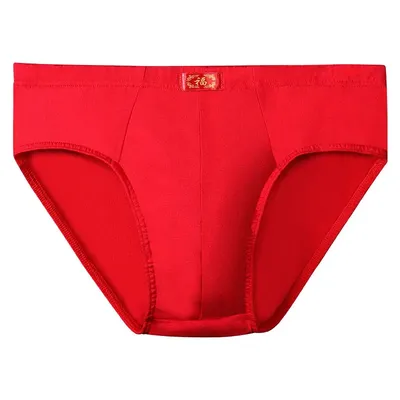 3-teilige große rote Unterwäsche, Herren-Boxershorts, Sternzeichen Jahr des Tigers, Boxershorts, Image