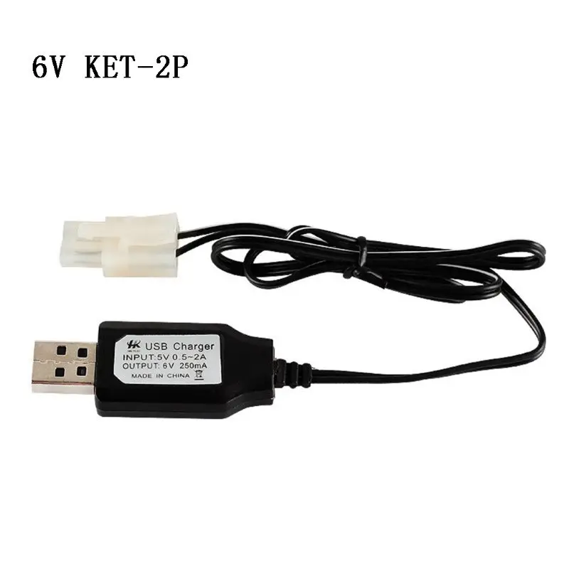6v Ladegerät USB Integrierte Chip Ni-cd/ni-mh Batterie Ladegerät Spielzeug Rc Auto Schiff Roboter 250mA mit Tamiya KET-2P Stecker Für RC Spielzeug