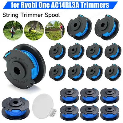 1–10 Stück Trimmerspulen für Ryobi One 18 V 24 V 40 V AC14RL3A Fadentrimmer, Spulen und Kappen für Akku-Rasentrimmer