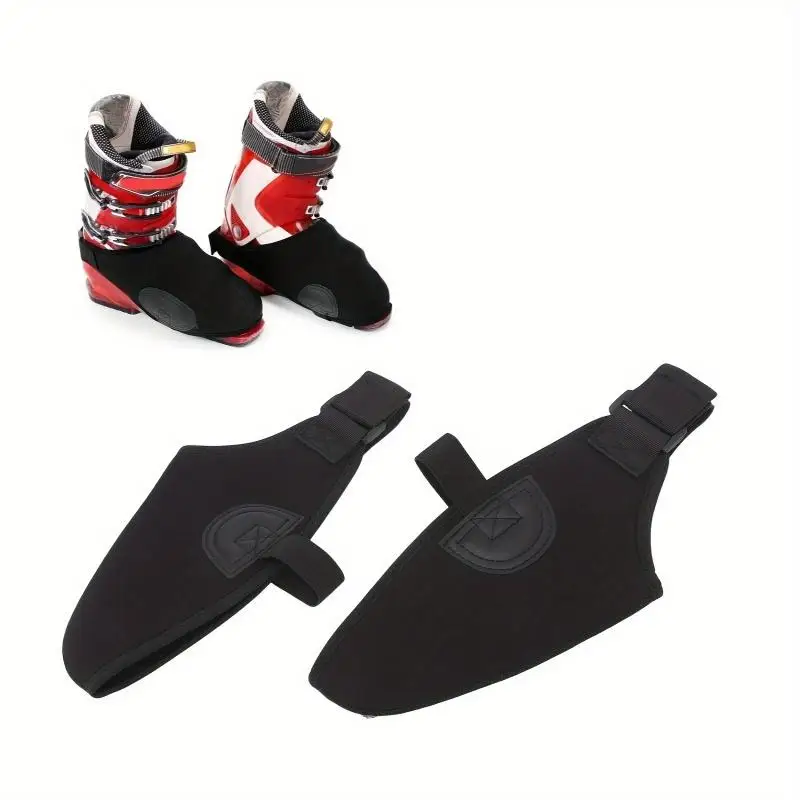 Neue rutschfeste Skischuhe deckt Skischuhe ab, wärmerer Stiefelhandschuh, hält den Winter warm, im Freien, schneesichere Schneeschuhe, Skibezug Image