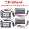 RC Auto Batterie 7,4 V 800mAh Lipo Batterie Für 9130 9135 9136 9137 9138 9145 RC Spielzeug Auto Hohe speed-Off-Road Fahrzeug 7,4 V Batterie