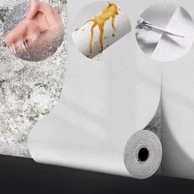 50 cm x 10 m/2,8 m Leinen 3D-Schaum, selbstklebend, PVC, einfarbig, verdickt, wasserdicht, Image