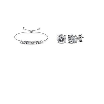 Mary Crystal Mia Sets - Silber und Kristall Image