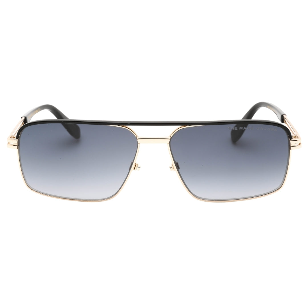 Marc Jacobs Dunkelgraue SF-Linsen-Schwarz-Gold-Sonnenbrille Image