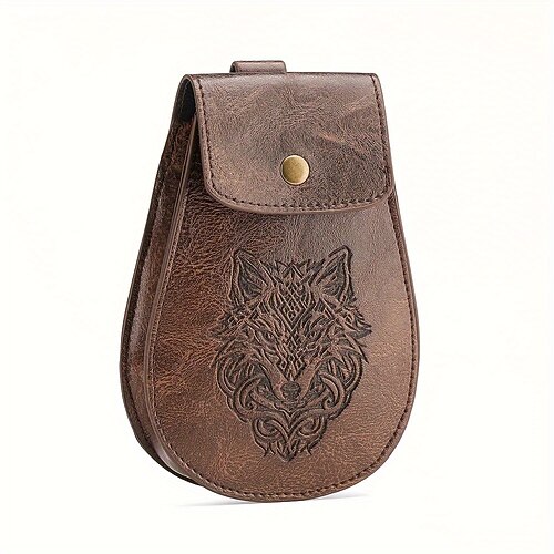 Punk Gothic Mittelalterlich 17. Jahrhundert Tasche Gürteltasche Würfelbeutel Kostüm Herren Damen Unisex Karneval Maskerade Halloween Maskerade Erwachsene Tasche Image