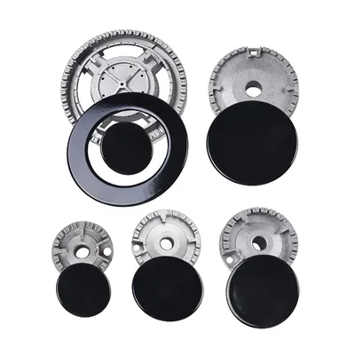 Upgrade Cooker Hat Set Oven Gas Hob Burner Crown Flame Cap Cover For SABAF Stove Handle Lid For