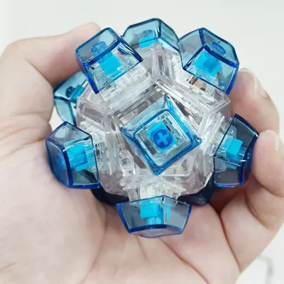 1Pc Creative spherical Square Fidget Decompression Keyboard Key Toy For Adults Antistress Toys Anti