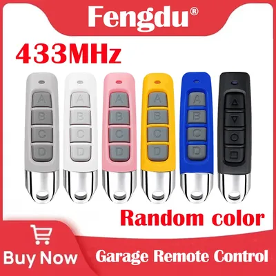 Universal Remote Control Garage Door Key 433.92mhz ABCD Button Transmitter Duplicator Clone Cloning