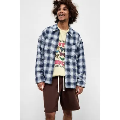 Ayker Brown Twill Shorts - Brown M at Urban Outfitters