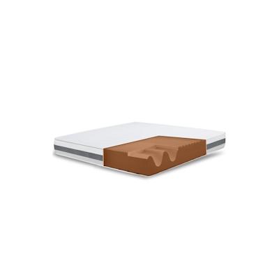 The White Stone Einzelne Matratze 100x205 Basic, Antibakteriell, Anti-Milben, Anti-Allergie.| Höhe 25 cm | Made in Italy Image