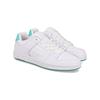 Sneaker DC SHOES "Manteca 4", Gr. 5,5(36,5), weiß, aquarius, 53.02% Leder, 46.98% Synthetikmaterial, Schuhe