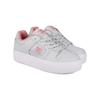 Sneaker DC SHOES "Manteca 4 Platform", Gr. 7,5(38,5), grau, blushing bride, Obermaterial: Leder (Kuh) / Futter: Textil / Außensohle: Gummi, Schuhe